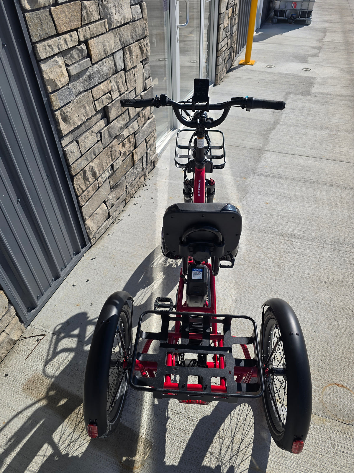 Lectric XP Trike2 750W Electric Trike 17MPH 70 Mile Long Range eTrike Phoenix Red