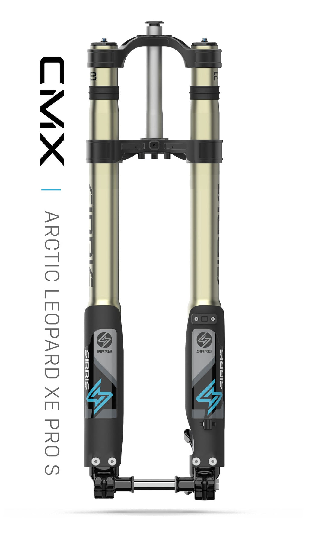 Sirris F43 Front Fork 220mm Travel for Arctic Leopard XE Pro S – Electric Dirt Bike Suspension