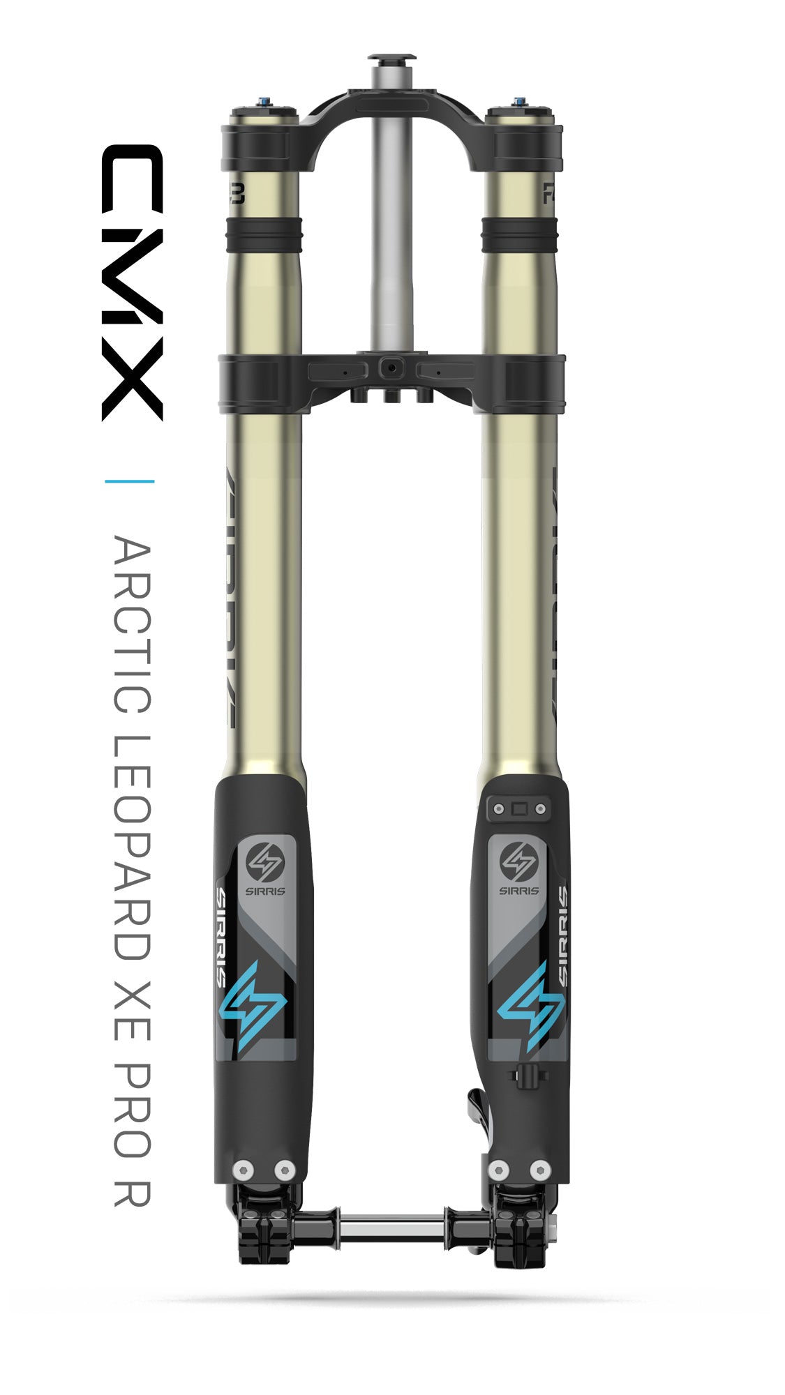 Sirris F43 Front Fork 220mm Travel for Arctic Leopard XE Pro R – Electric Dirt Bike Suspension